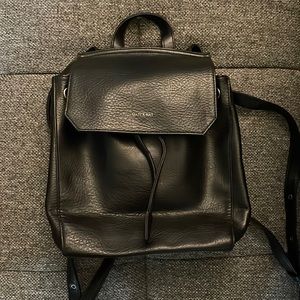 Vegan leather backpack